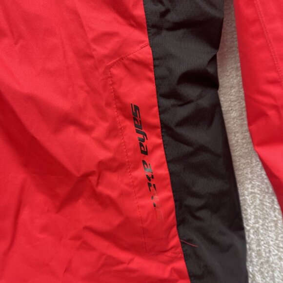 Snake Eyes Weather-18 Wind Shirt Mens 2XL Full Zip Golf Windbreaker Red / Black* - Picture 8 of 16